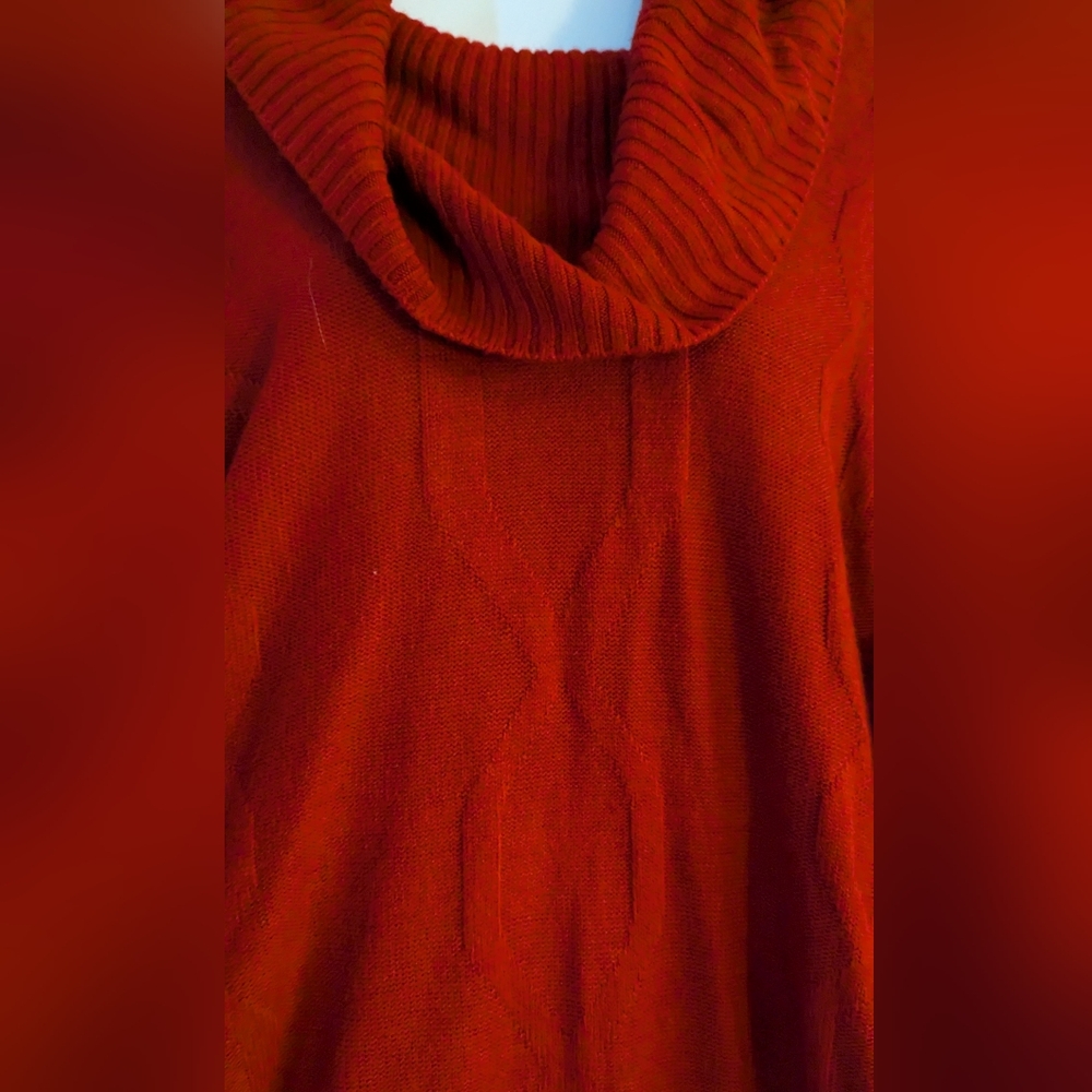 Red Cowl Neck Sweater by ALYX - Picture 2 of 12